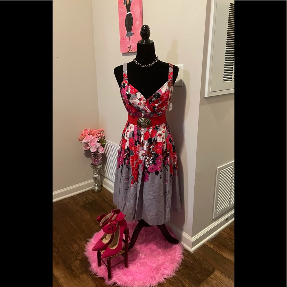 Evan Picone floral dress